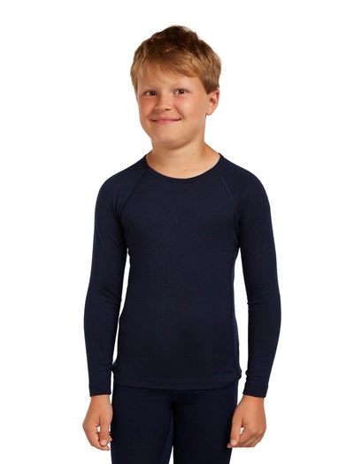 Koszulka z długim rękawem junior merino Icebreaker 200 Oasis