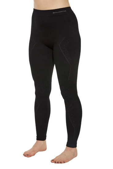 Legginsy damskie Brubeck EXTREME MERINO WOOL czarny
