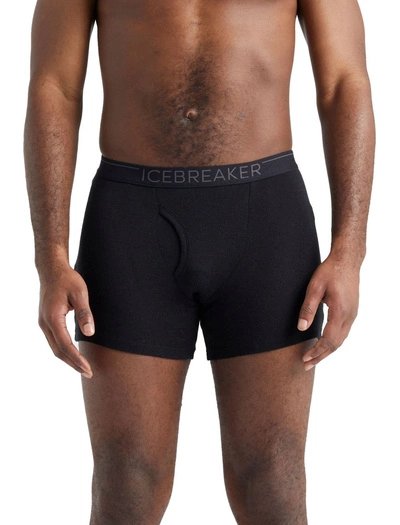 Majtki męskie bokserki merino 175  Icebreaker Everyday Boxers wFly