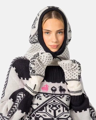 Kominiarka merino KariTraa Saga Knit Balaclava